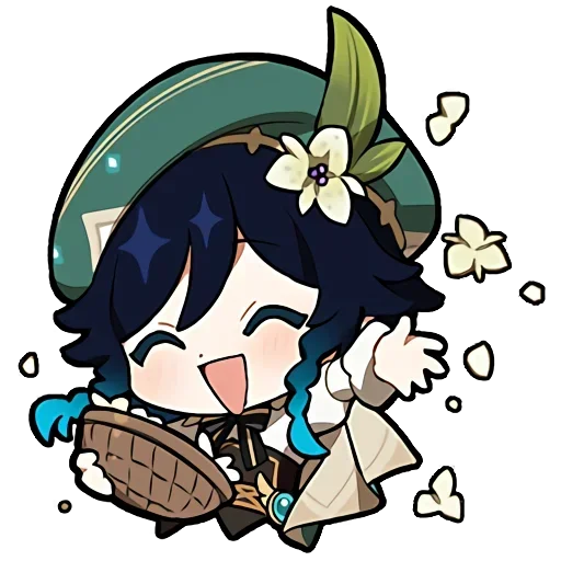 💨 Стикер «Chibi Impact» для Telegram