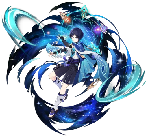 🤩 Стикер «Genshin Impact Sprites Wish» для Telegram