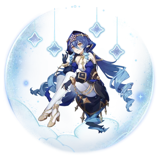 🤩 Стикер «Genshin Impact Sprites Wish» для Telegram
