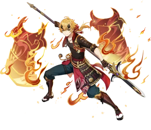 🤩 Стикер «Genshin Impact Sprites Wish» для Telegram