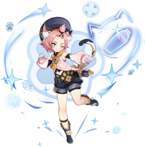 🤩 Стикер «Genshin Impact Sprites Wish» для Telegram