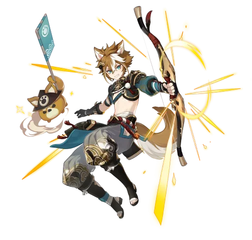 🤩 Стикер «Genshin Impact Sprites Wish» для Telegram