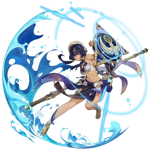 🤩 Стикер «Genshin Impact Sprites Wish» для Telegram