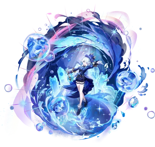 🤩 Стикер «Genshin Impact Sprites Wish» для Telegram