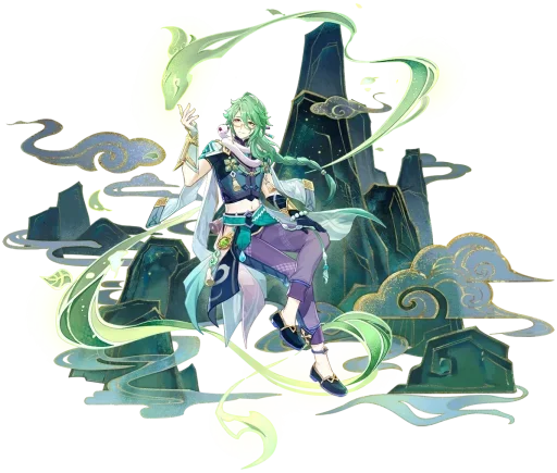 🤩 Стикер «Genshin Impact Sprites Wish» для Telegram