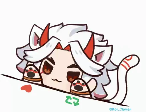 ❤️ Стикер «Genshin Impact» для Telegram