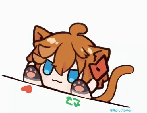 ❤️ Стикер «Genshin Impact» для Telegram