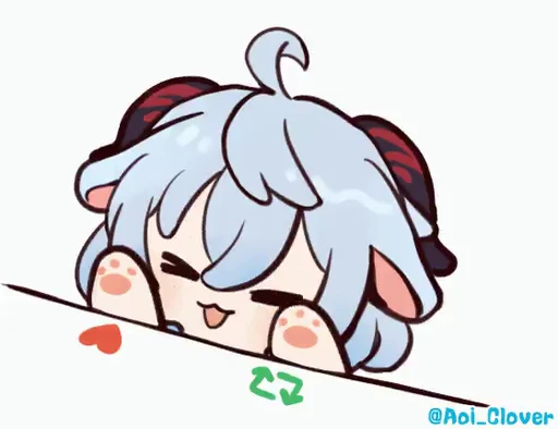 ❤️ Стикер «Genshin Impact» для Telegram
