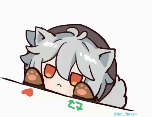 ❤️ Стикер «Genshin Impact» для Telegram