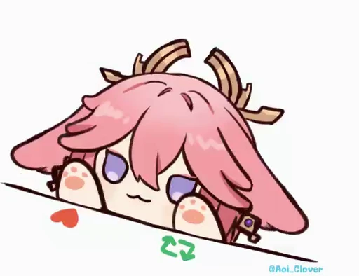 ❤️ Стикер «Genshin Impact» для Telegram