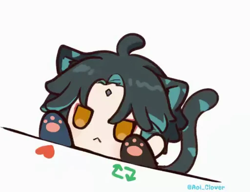 ❤️ Стикер «Genshin Impact» для Telegram