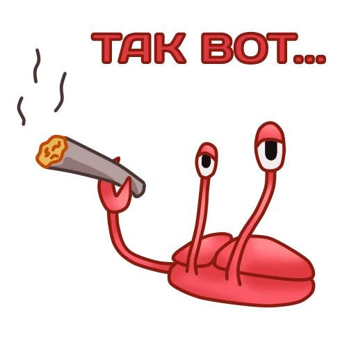 👀 Стикер «Gentle Crab» для Telegram