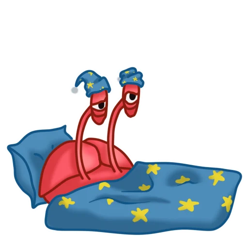 😴 Стикер «Gentle Crab» для Telegram