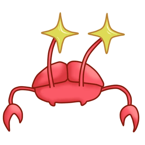 👀 Стикер «Gentle Crab» для Telegram