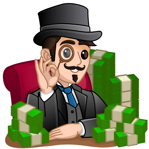 💵 Стикер «gentleman» для Telegram
