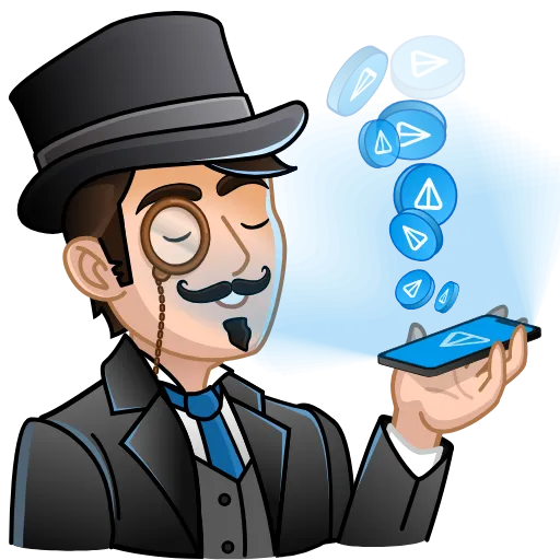 🤑 Стикер «gentleman» для Telegram