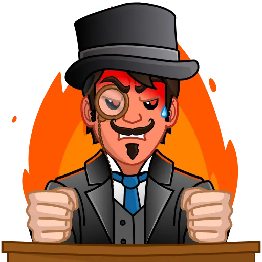🔥 Стикер «gentleman» для Telegram