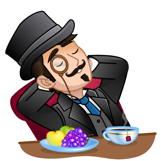 🤟 Стикер «gentleman» для Telegram