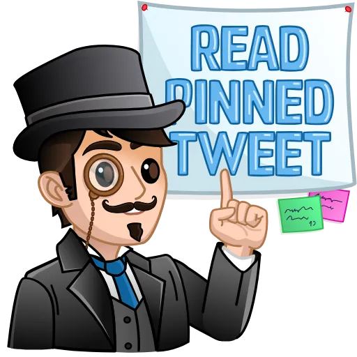 📰 Стикер «gentleman» для Telegram