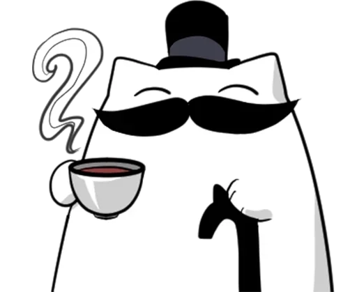 🌟 Стикер «Джентельмяу Gentlemyau» для Telegram