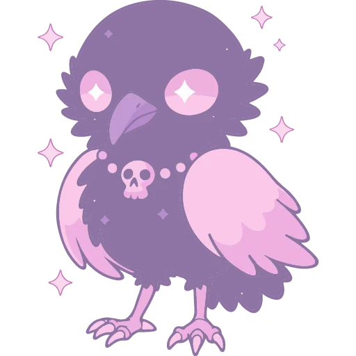🐦‍⬛️ Стикер «НЕЖНЫЕ» для Telegram