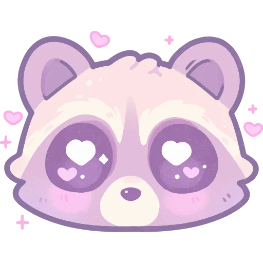 🦝 Стикер «НЕЖНЫЕ» для Telegram