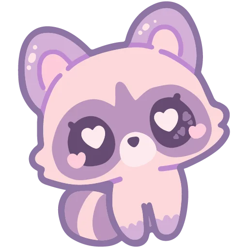 🦝 Стикер «НЕЖНЫЕ» для Telegram