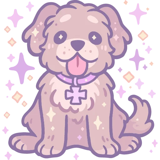 🐶 Стикер «НЕЖНЫЕ» для Telegram