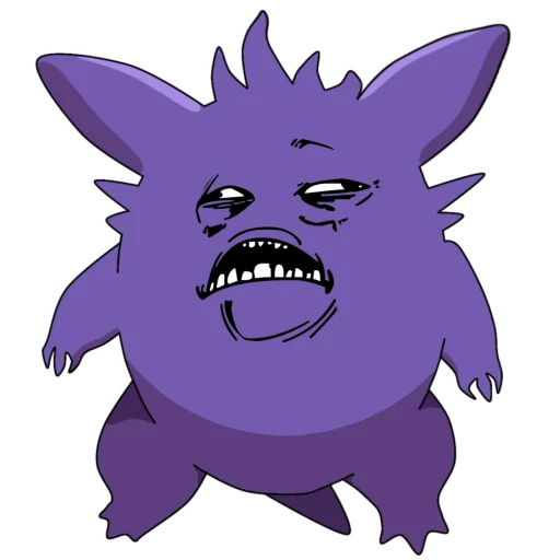 🤤 Стикер «Gengar meme» для Telegram