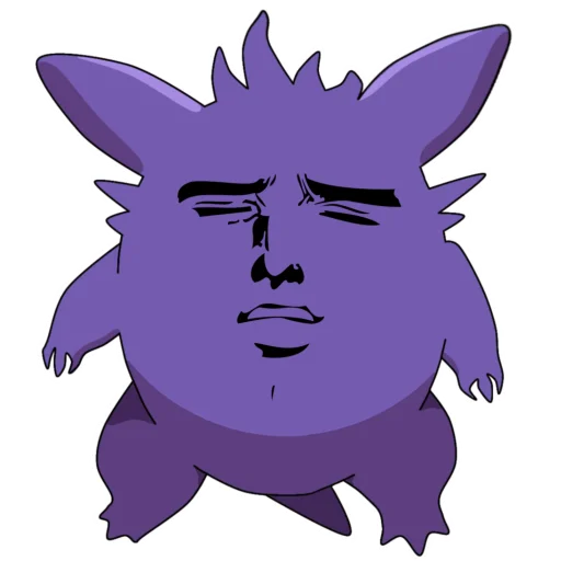 😌 Стикер «Gengar meme» для Telegram