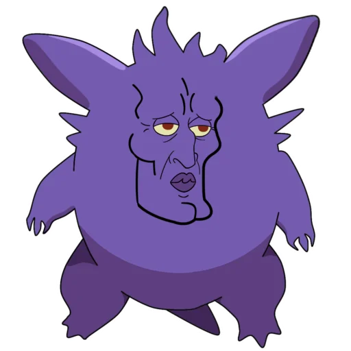 🕺 Стикер «Gengar meme» для Telegram