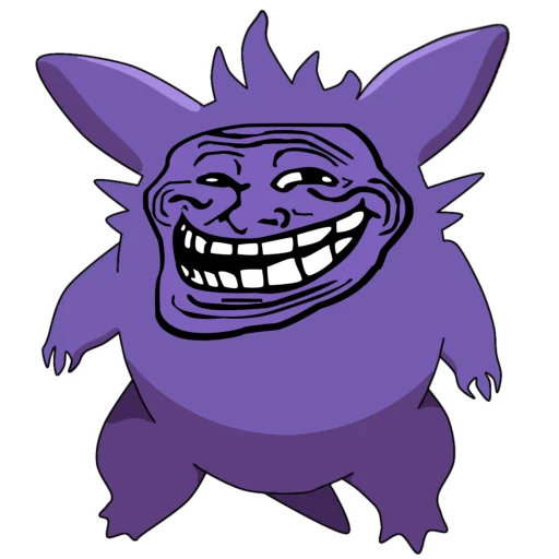 😁 Стикер «Gengar meme» для Telegram