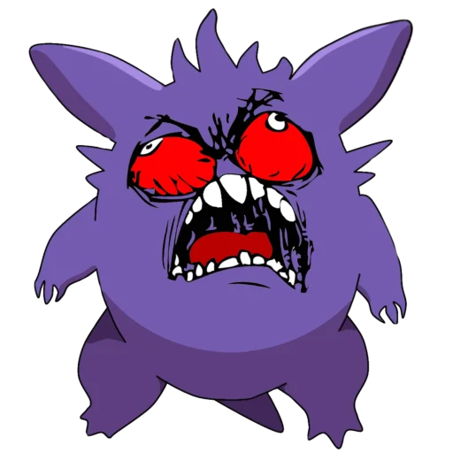 🤬 Стикер «Gengar meme» для Telegram