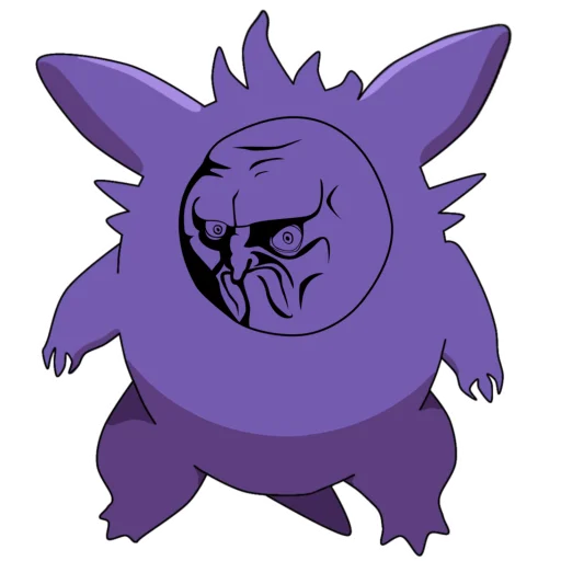 😡 Стикер «Gengar meme» для Telegram