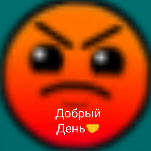 🤝 Стикер «Geometry Dash общалка» для Telegram