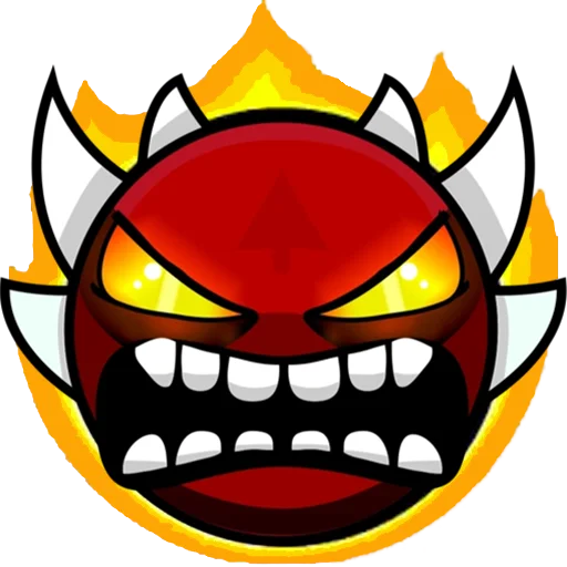 👿 Стикер «Geometry Dash» для Telegram