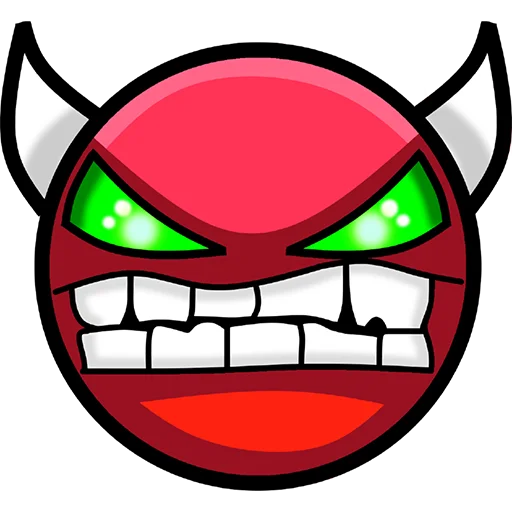 👿 Стикер «Geometry Dash» для Telegram