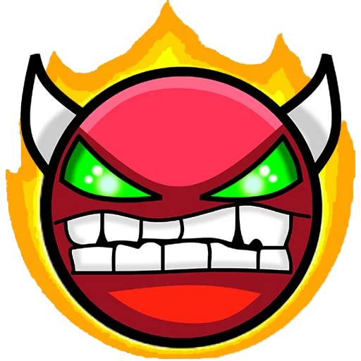 👿 Стикер «Geometry Dash» для Telegram