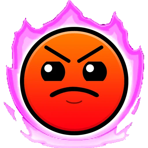 😡 Стикер «Geometry Dash» для Telegram