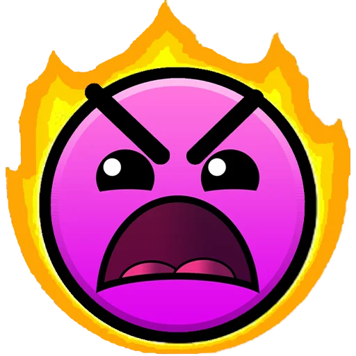 😫 Стикер «Geometry Dash» для Telegram