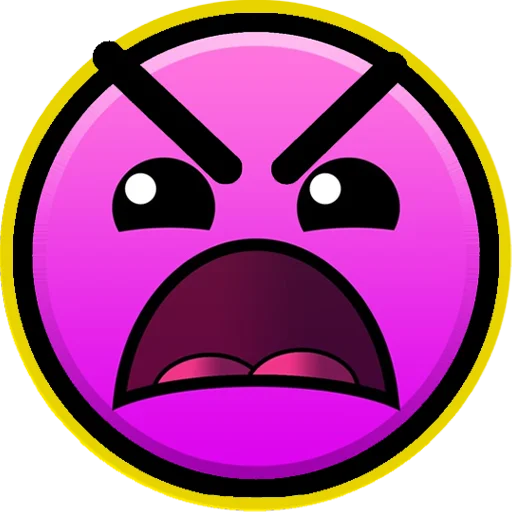 😫 Стикер «Geometry Dash» для Telegram