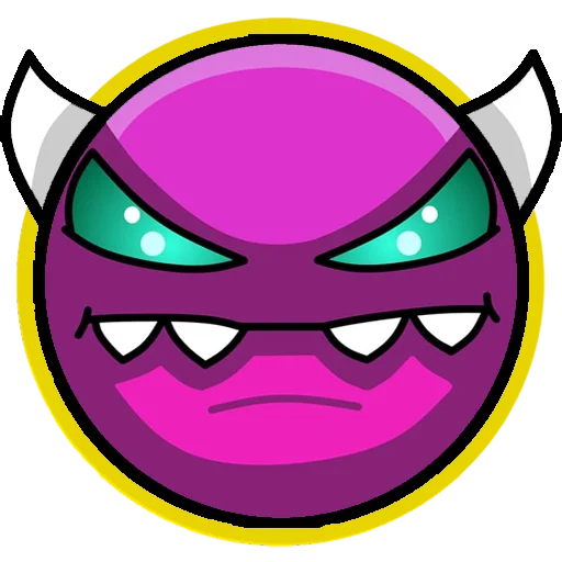 👿 Стикер «Geometry Dash» для Telegram
