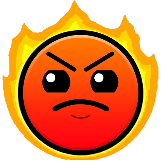 😡 Стикер «Geometry Dash» для Telegram