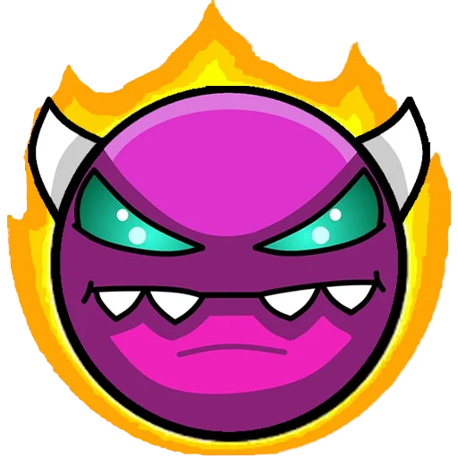 👿 Стикер «Geometry Dash» для Telegram
