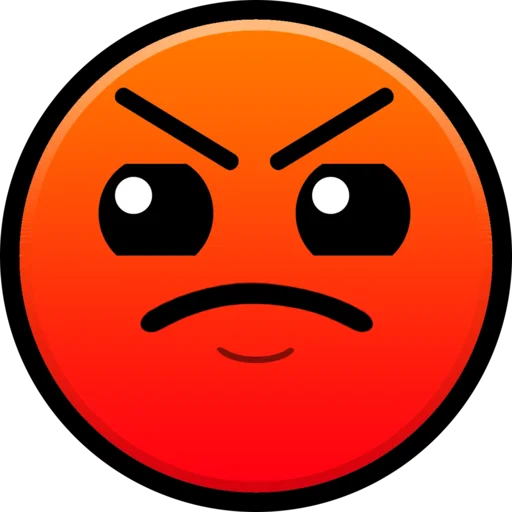 😡 Стикер «Geometry Dash» для Telegram