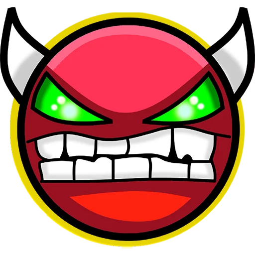 👿 Стикер «Geometry Dash» для Telegram