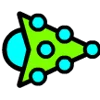 🌊 Эмодзи «Geometry Dash Waves» для Telegram