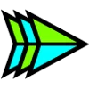 🌊 Эмодзи «Geometry Dash Waves» для Telegram