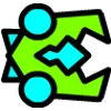 🌊 Эмодзи «Geometry Dash Waves» для Telegram