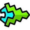 🌊 Эмодзи «Geometry Dash Waves» для Telegram